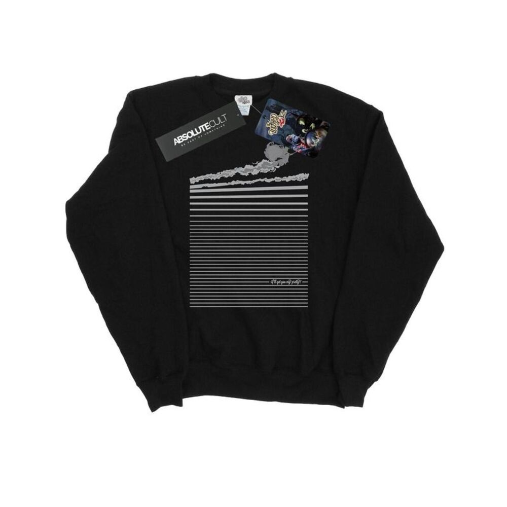 The Wizard Of Oz Mens Wicked Witch Flying Sweatshirt / Black